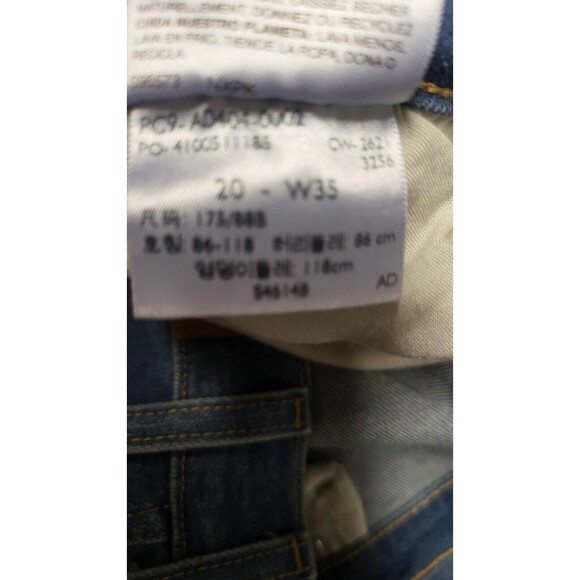 Signature By Levi Heritage Highrise Womens Straight Leg Jeans Size 20 - Picture 8 of 9